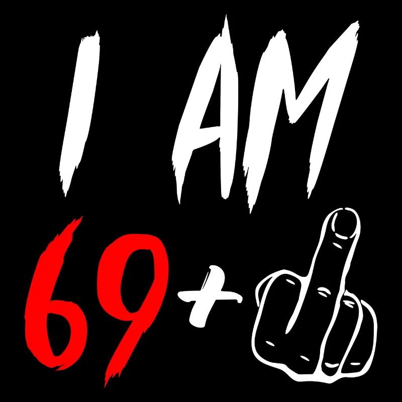 70th birthday middle finger