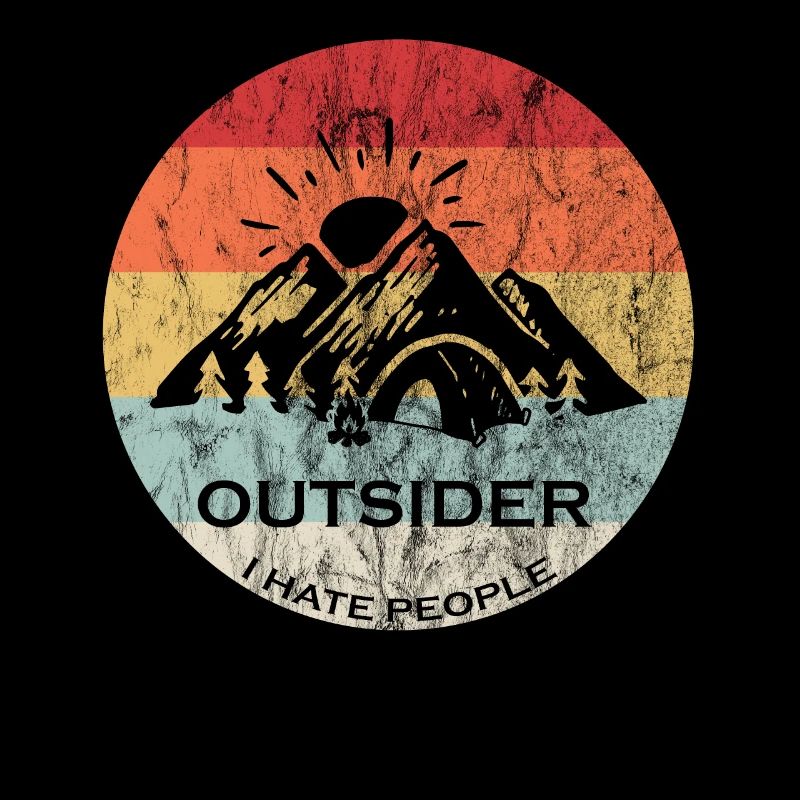 CAMPING I HATE PEOPLE Gift Idea