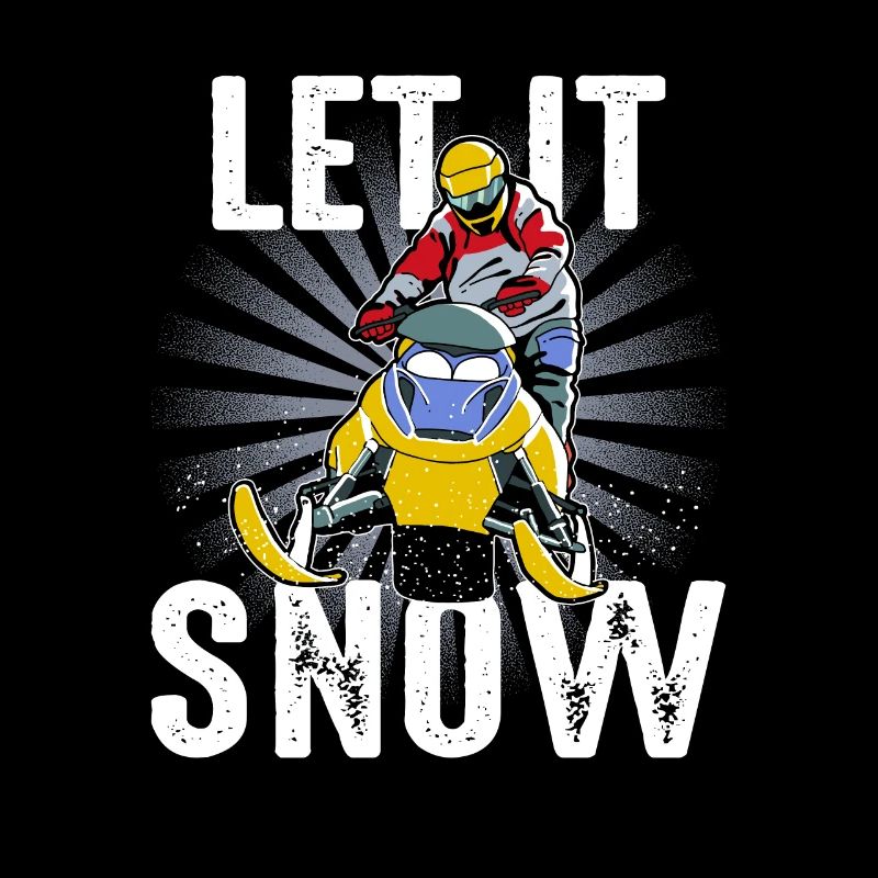 Let It Snow - Sneeuwscooter Sneeuwscooter cadeau