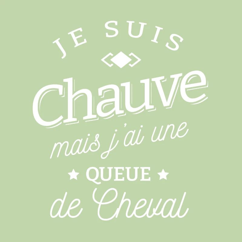 JE SUIS CHAUVE AVEC UNE QUEUE DE CHEVAL