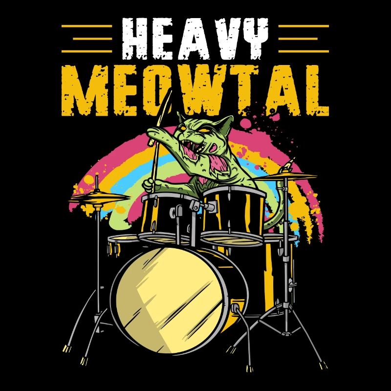 Heavy Meowtal drum drum drum