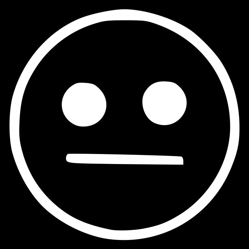 Emoji schets neutraal wit