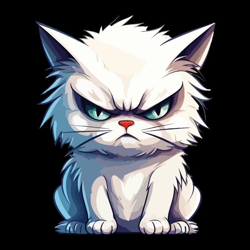cat grumpy grumpy grumpy meow funny