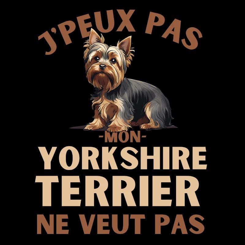 Chien de race yorkshire terrier