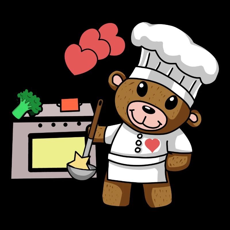 Teddybär Koch kochen Kochkunst Restaurant Küche