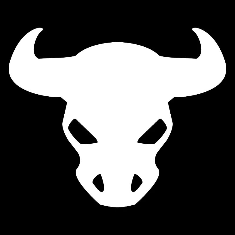 Conception du taureau, du taureau, du bœuf et de la tête de taureau