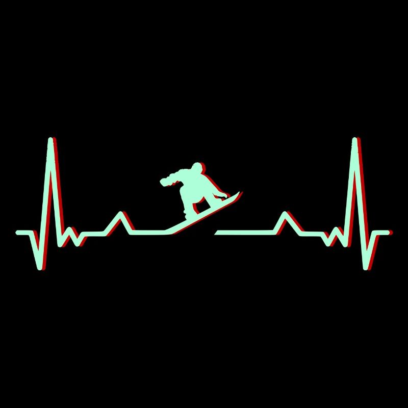 Heartbeat Snowboard Stylish
