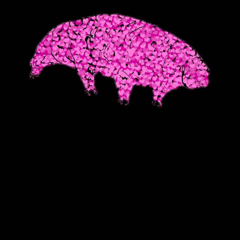 Tardigrade Wasserbär Herzen Bärtierchen