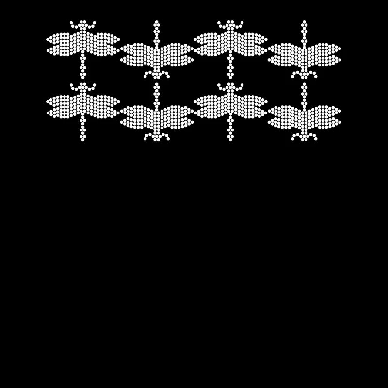 Libellules insectes de type pixel libellule