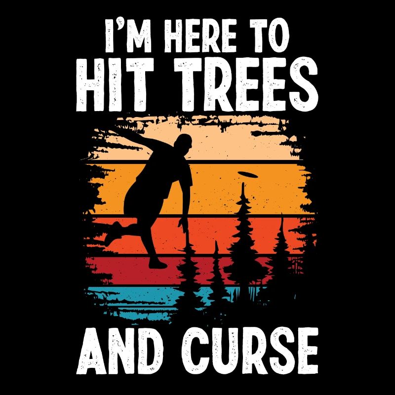 Disc Golfer hit Trees and Curse