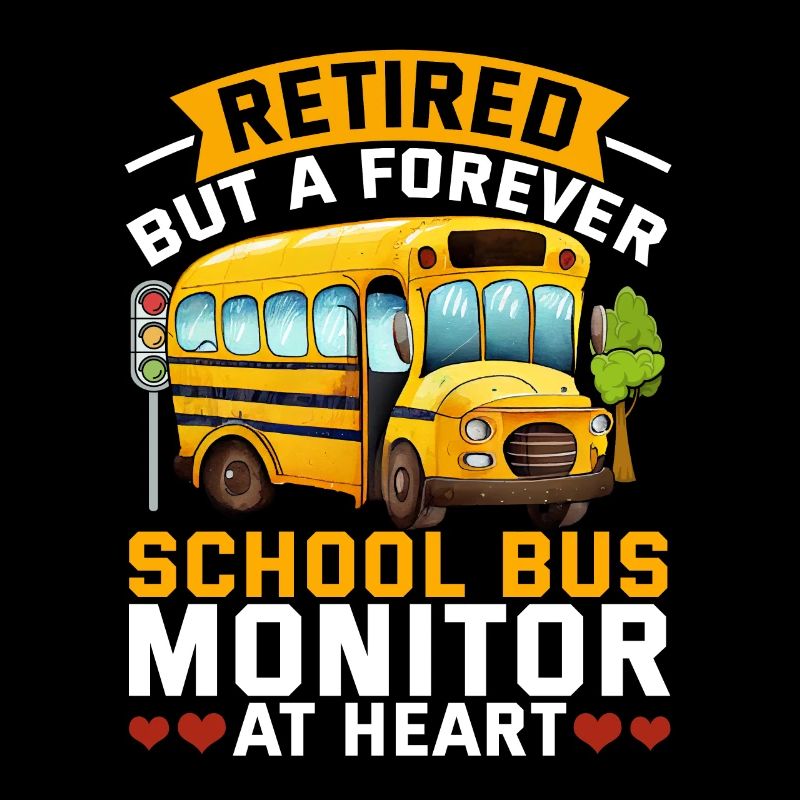 Chauffeur d’autobus scolaire, chauffeur d’autobus, préposé d’autobus