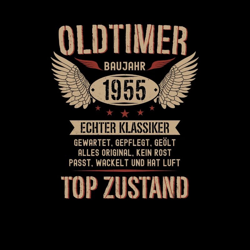 69. Geburtstag 69 Jahre Oldtimer Geschenk 1955