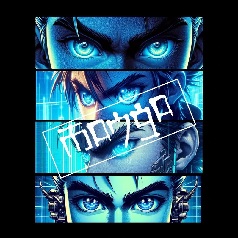 manga style Anime Comics