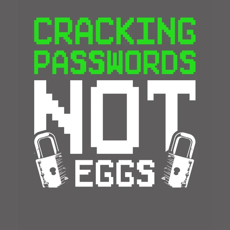 Ethical Hacker Cracking Passwords Not Eggs