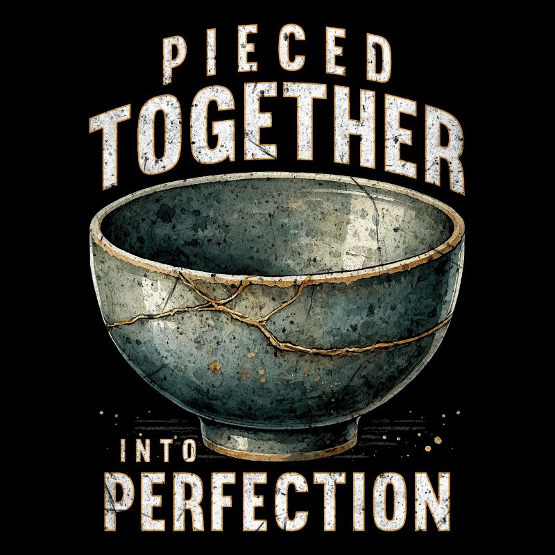 Le kintsugi assemblé à la perfection