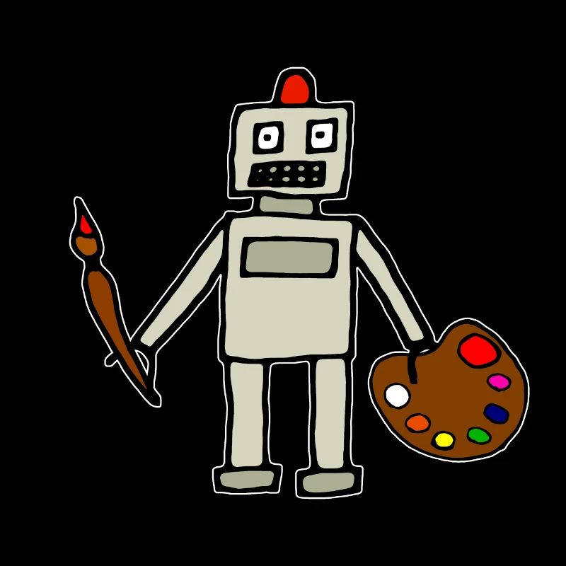 Schilders Kunstenaars Robots Kinderen Creatief