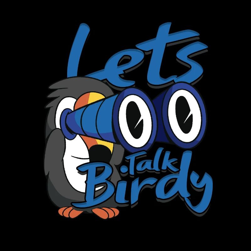 Bird watching ornithologist Let's talk birdy