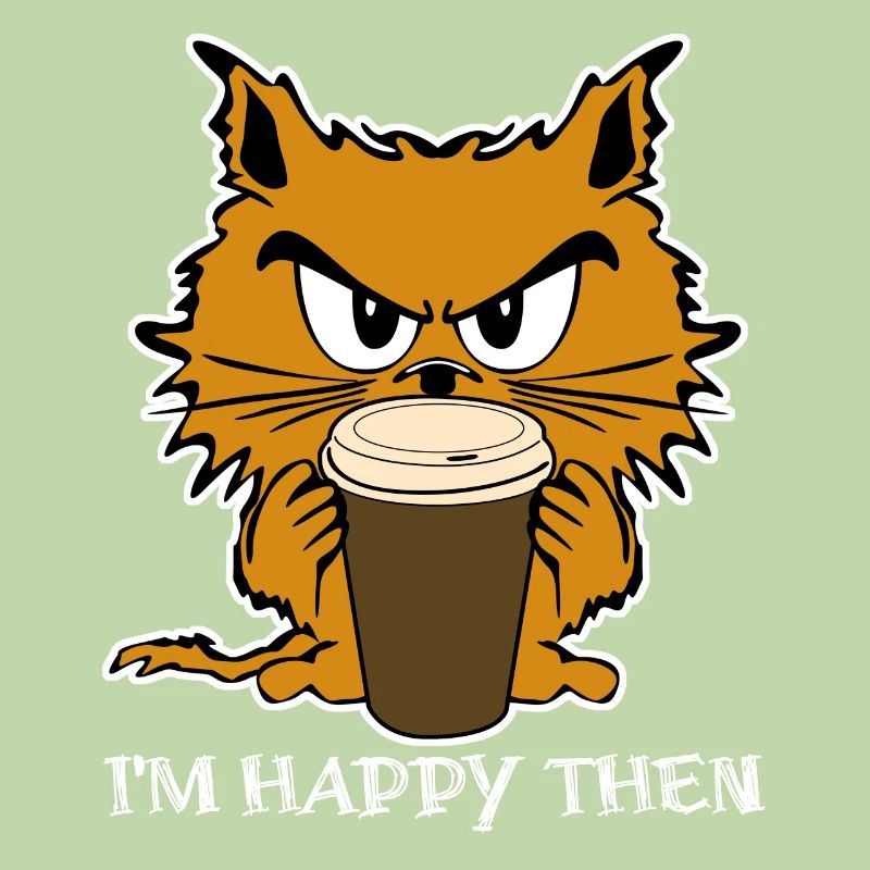 Cat Grumpy Misanthrope Sarcasm Unhappy