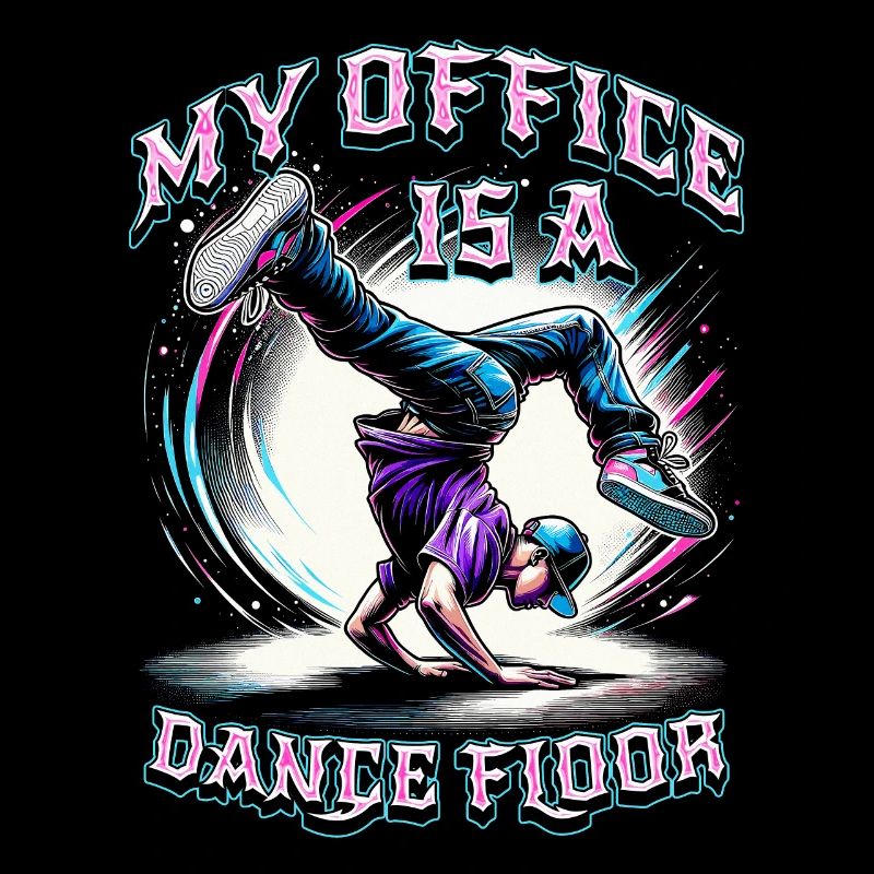Breakdance B-boy Mon bureau est une piste de danse
