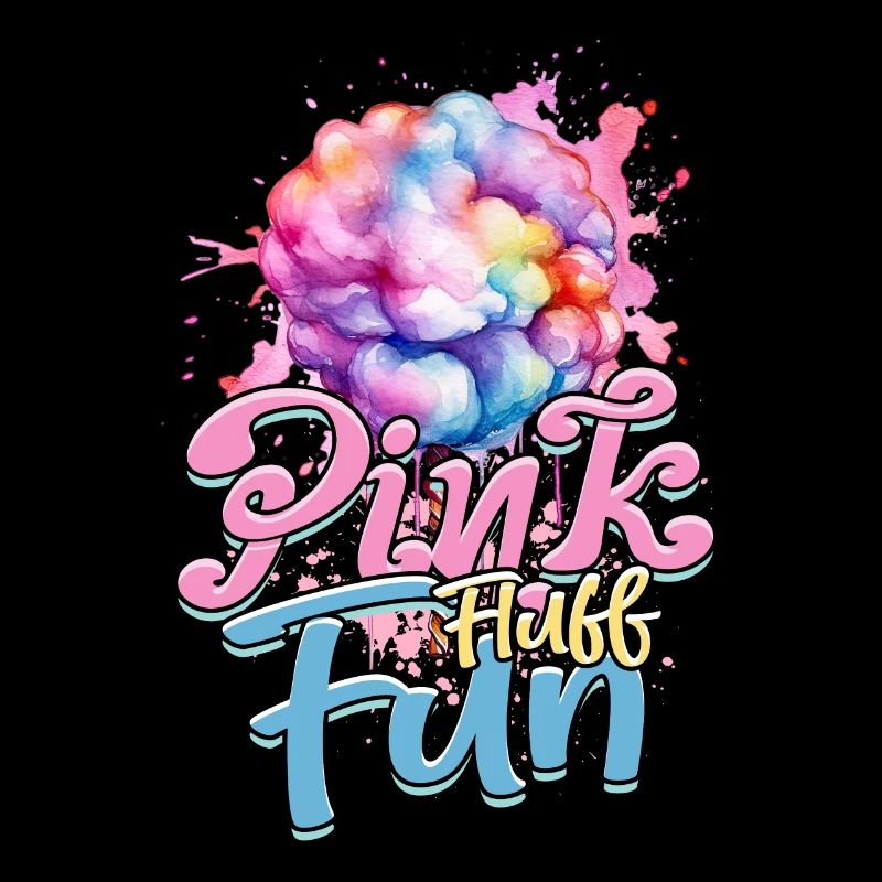 Barbe à papa rose Fluff Fun