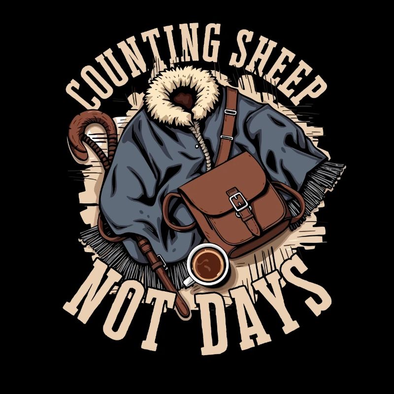 Sheep Shepherd Counting Sheep, Not Days