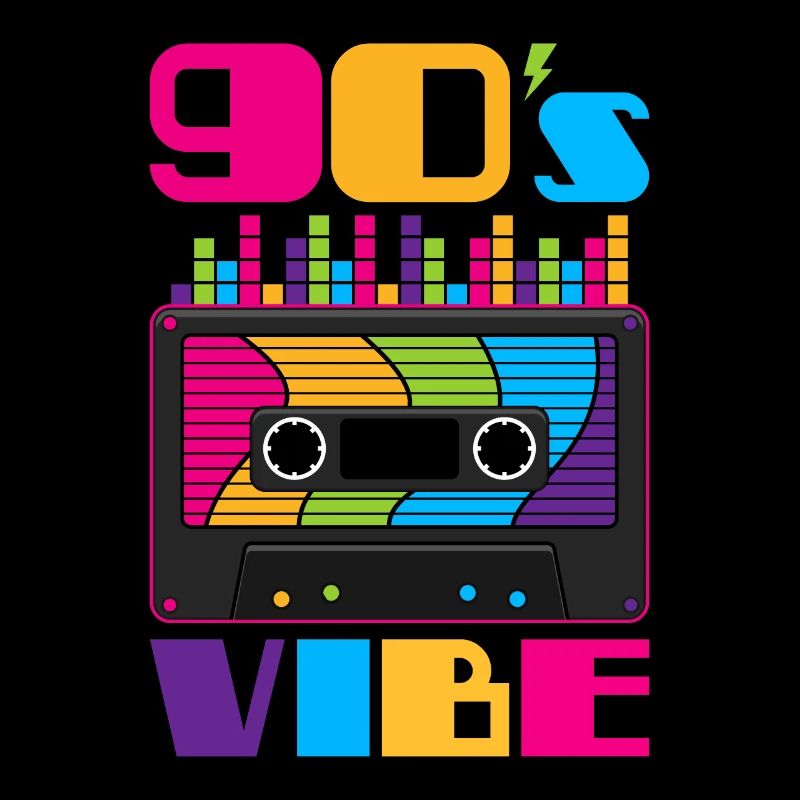 90s retro design / 90s party