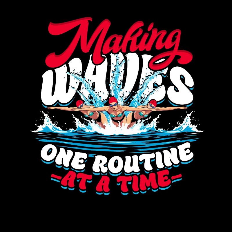 Synchronschwimmen Making Waves One Routine