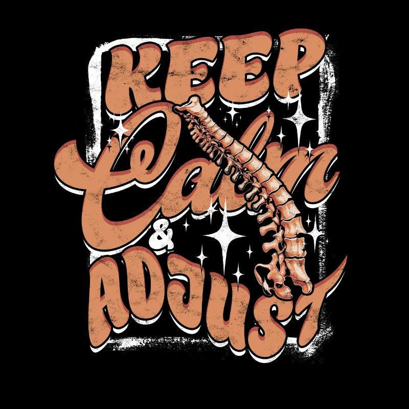 Chiropractor Physical Therapist Keep Calm & Adjust