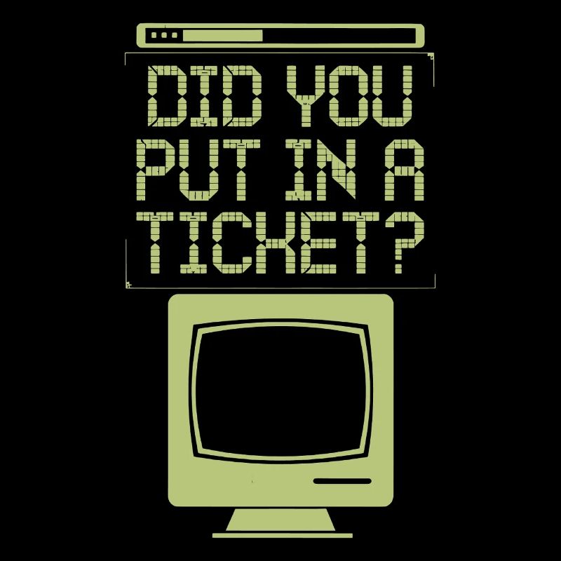 Avez-vous mis un billet ? Assistance informatique