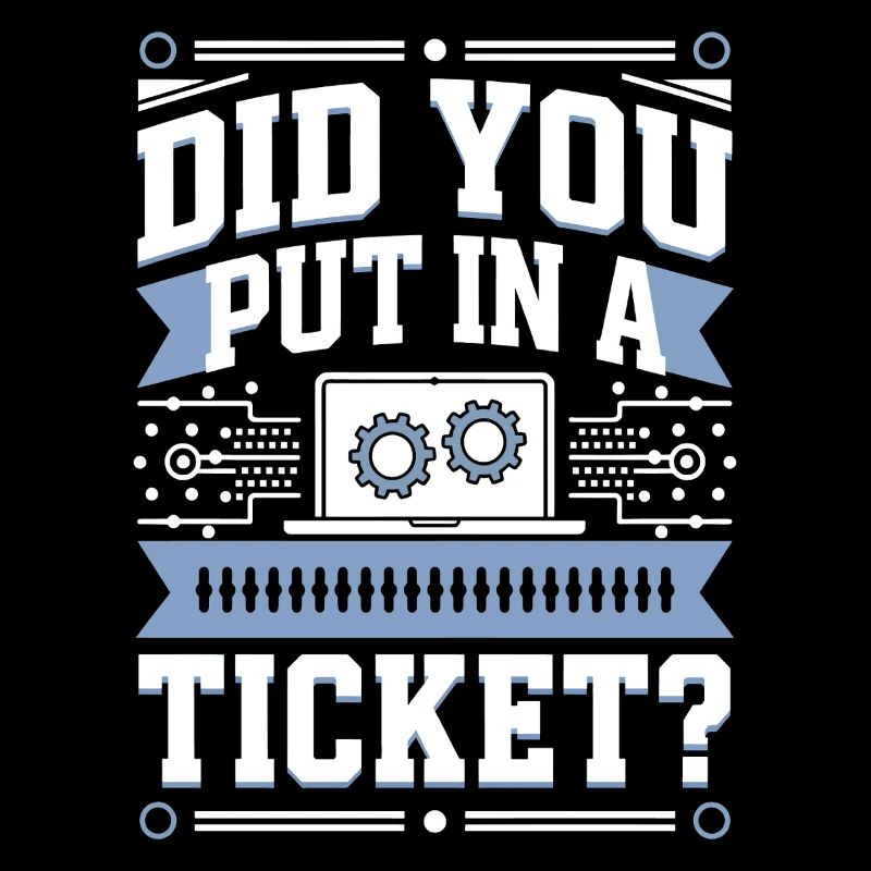 Avez-vous mis un billet ? Programmeur de support informatique