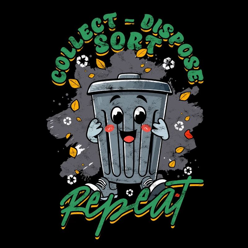 Garbage Man Garbage Truck Collect Dispose Sort Repeat