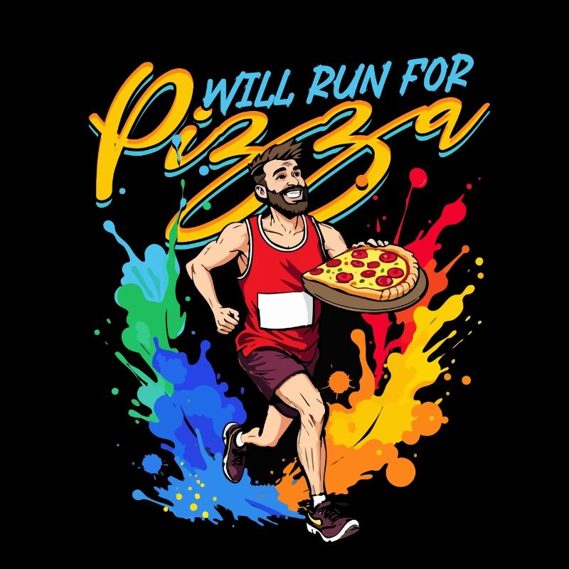 Marathon Marathon Runner Will Run For Pizza