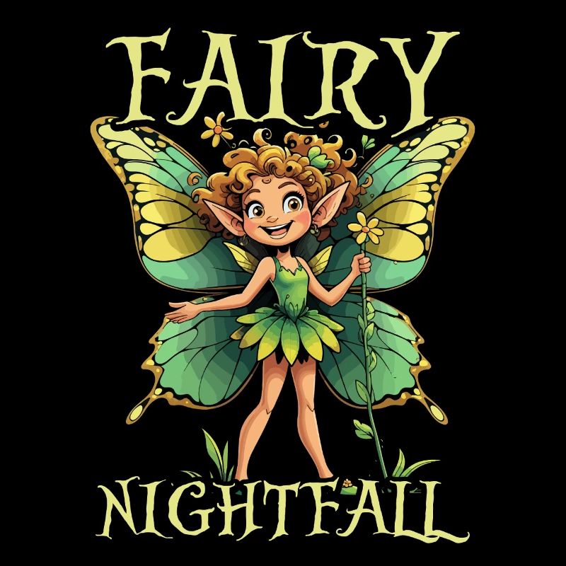 Fée Fairycore Fée Gothique Fée Nightfall