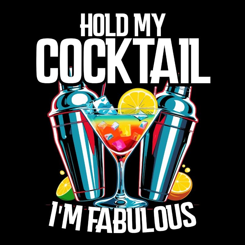 Bartender Bartender Hold My Cocktail I'm Fabulous