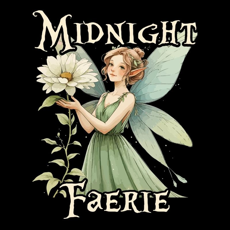 Fairycore Fée Gothique Minuit Fée