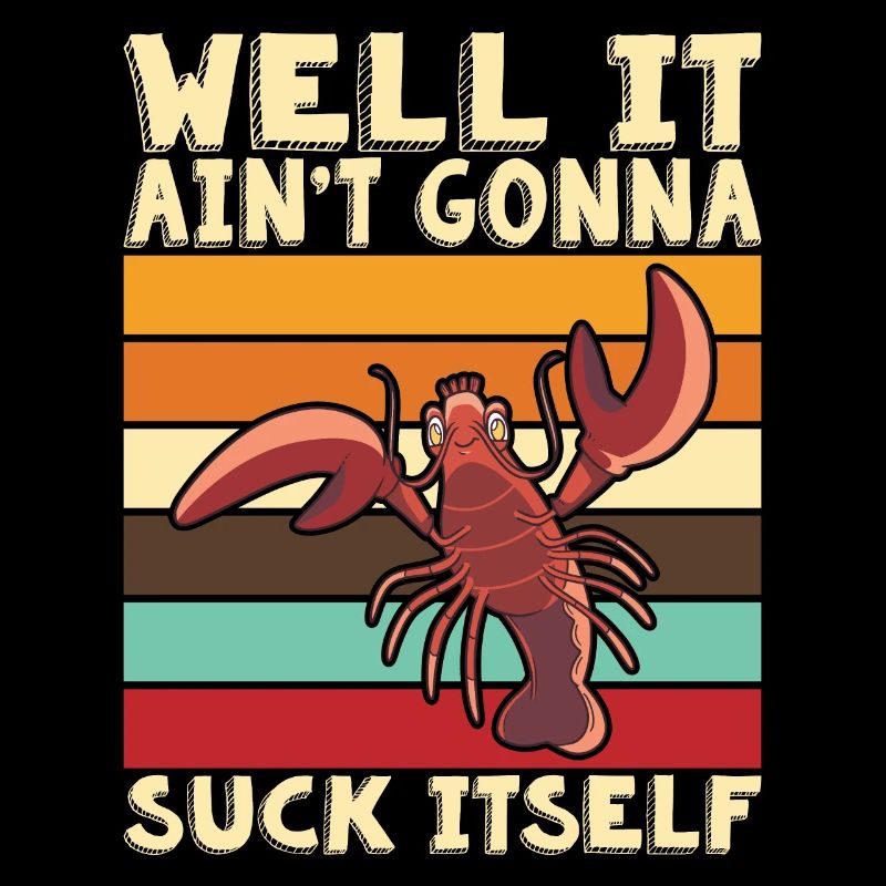 Krebs Flusskrebs Languste Crawfish Geschenk
