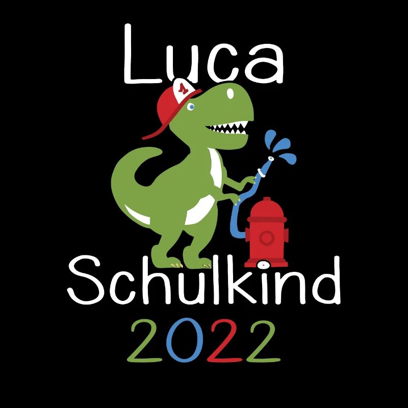 Luca 2022 T-Rex Einschulung Erstklässler 2022