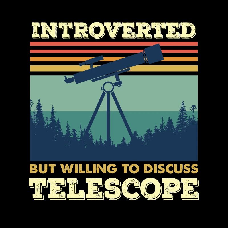 Introverted Telescope Astronomy Space