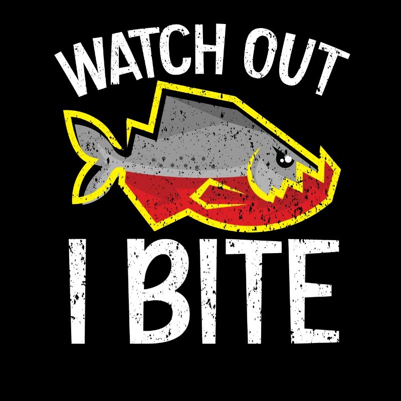 Caution I bite aquarist fish keeping fish P