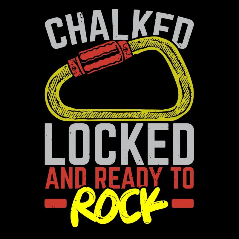 Chalked Locked And Ready To Rock Bouldering