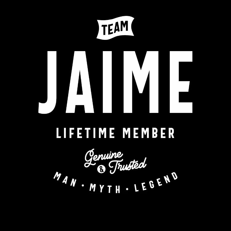 Team Jaime Lifetime Member Personalized Name