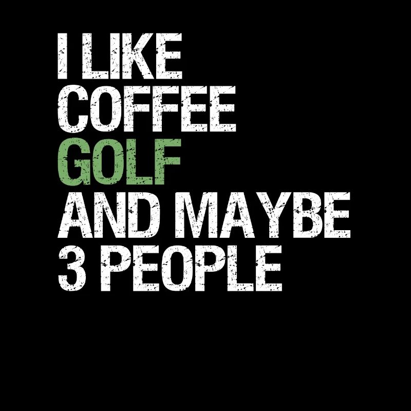 Golf Spieler Spruch Geschenkidee