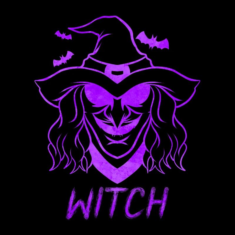 Evil Witch Face Costume For Halloween