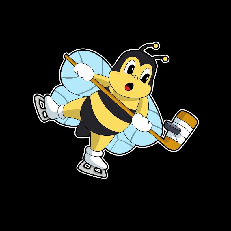 Biene Eishockey Eishockeyschläger