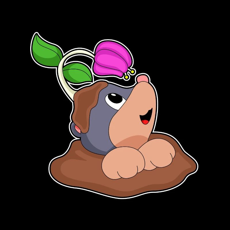 Mole Earth Flower
