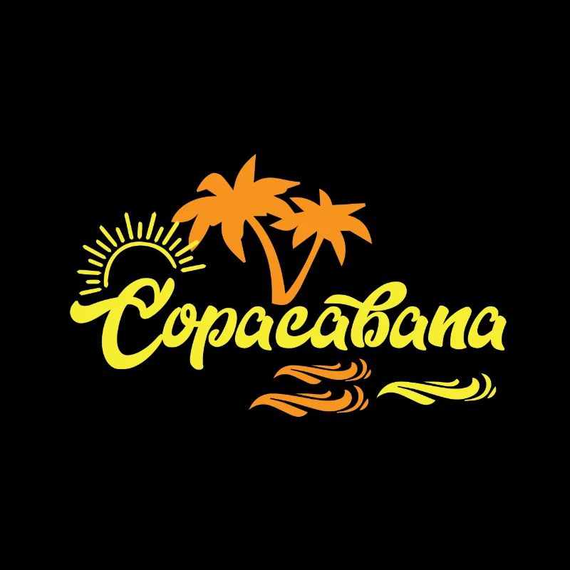 Beach Copacabana Rio Palms Summer Sun Waves U