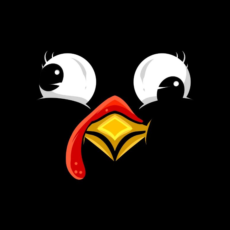 Funny Wierd Turkey Face Thanksgiving