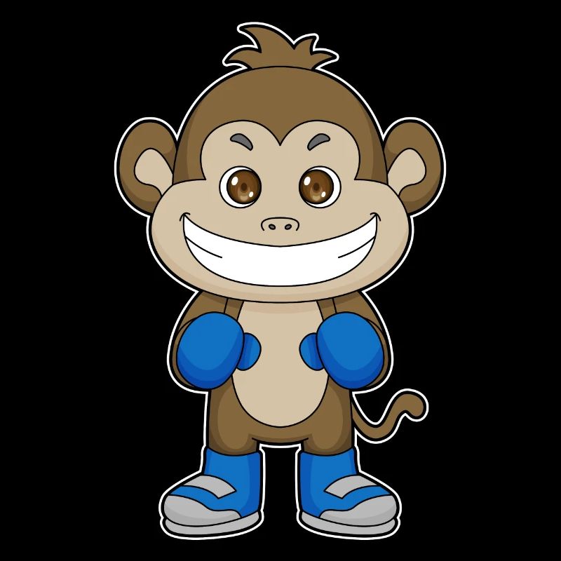 Monkey Boxing Boxer Boxing Gloves