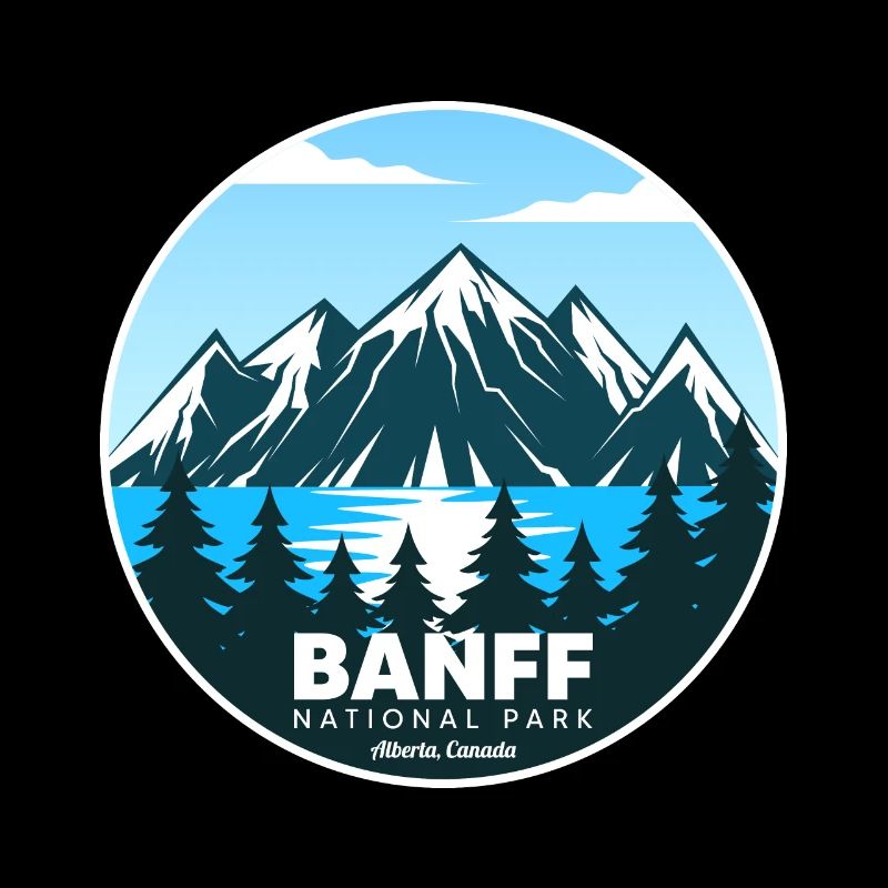 Parc national Banff Alberta Lake Canada Souvenir