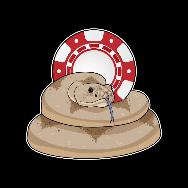 Schlange Poker Pokerchips